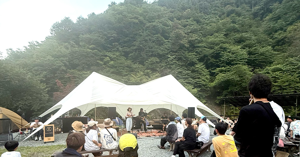 第10回 サンダルキッチン100人キャンプの会場の様子